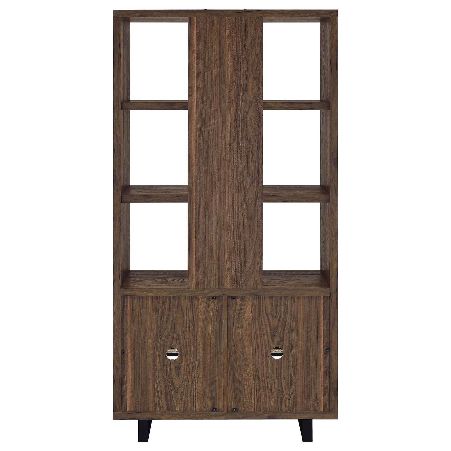 Maddox Walnut Bookcase - Ornate Home