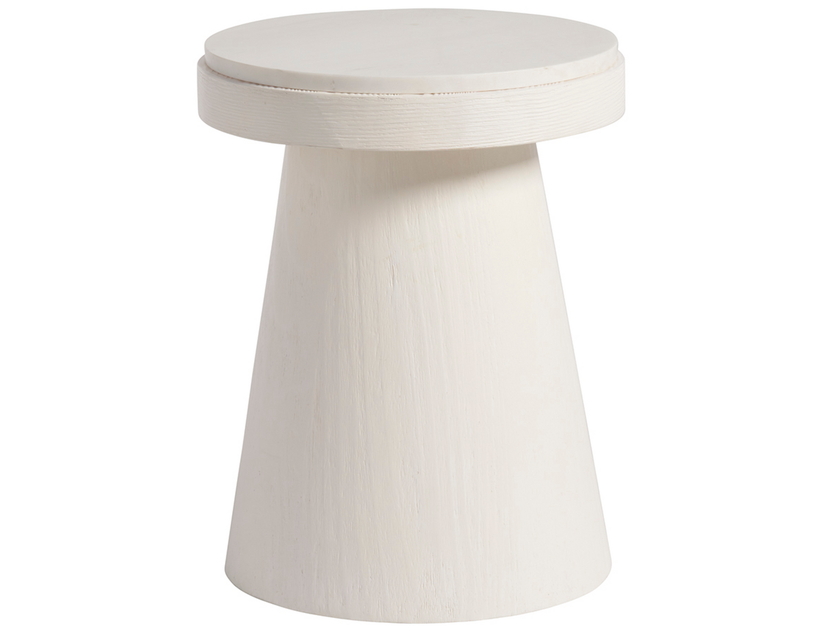 Madeira White Sand Accent Table - Ornate Home