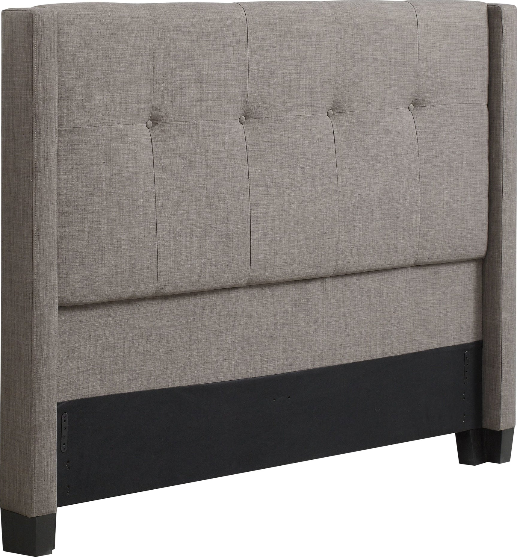 Madeleine Dolphin Linen King Wingback Upholstered Headboard - Ornate Home
