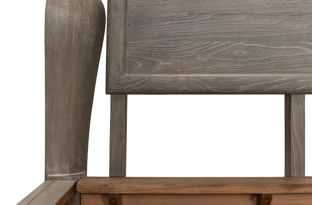 Madeline Grey Bungalow Bed King - Ornate Home