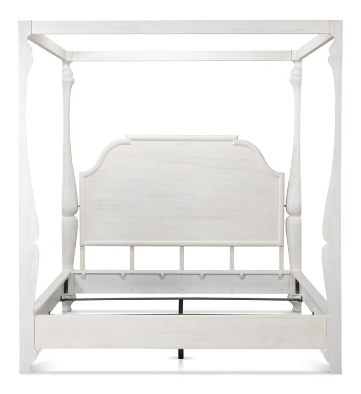 Madeline White Bungalow Bed King - Ornate Home