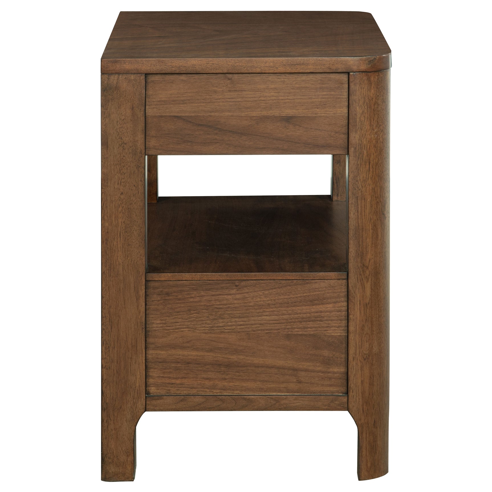 Maderia Walnut Nightstand - Ornate Home