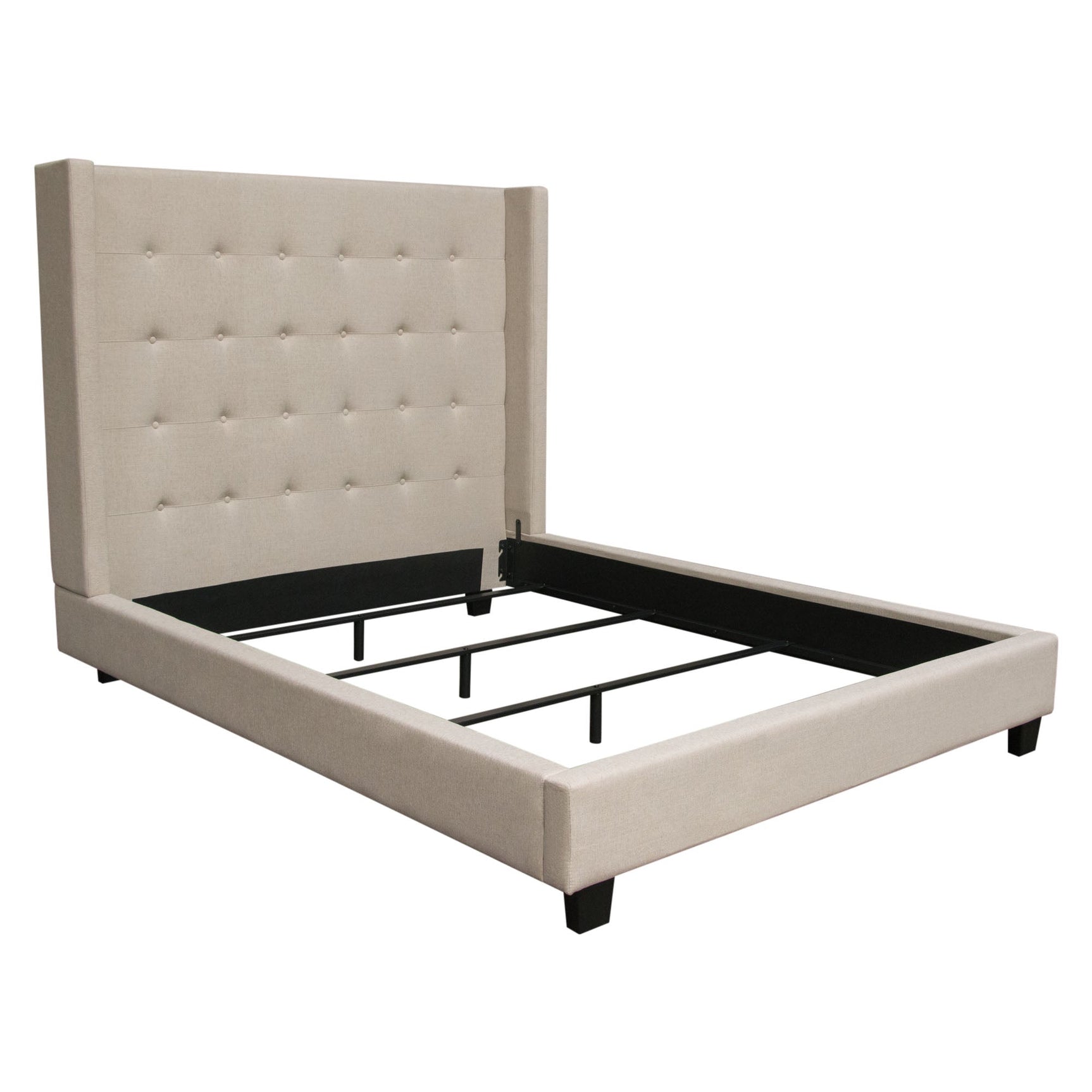 Madison Ave Sand Queen Bed - Ornate Home