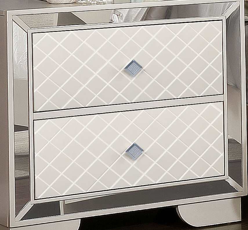 Madison Beige Nightstand - Ornate Home