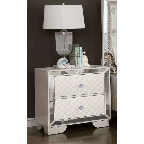 Madison Beige Nightstand - Ornate Home