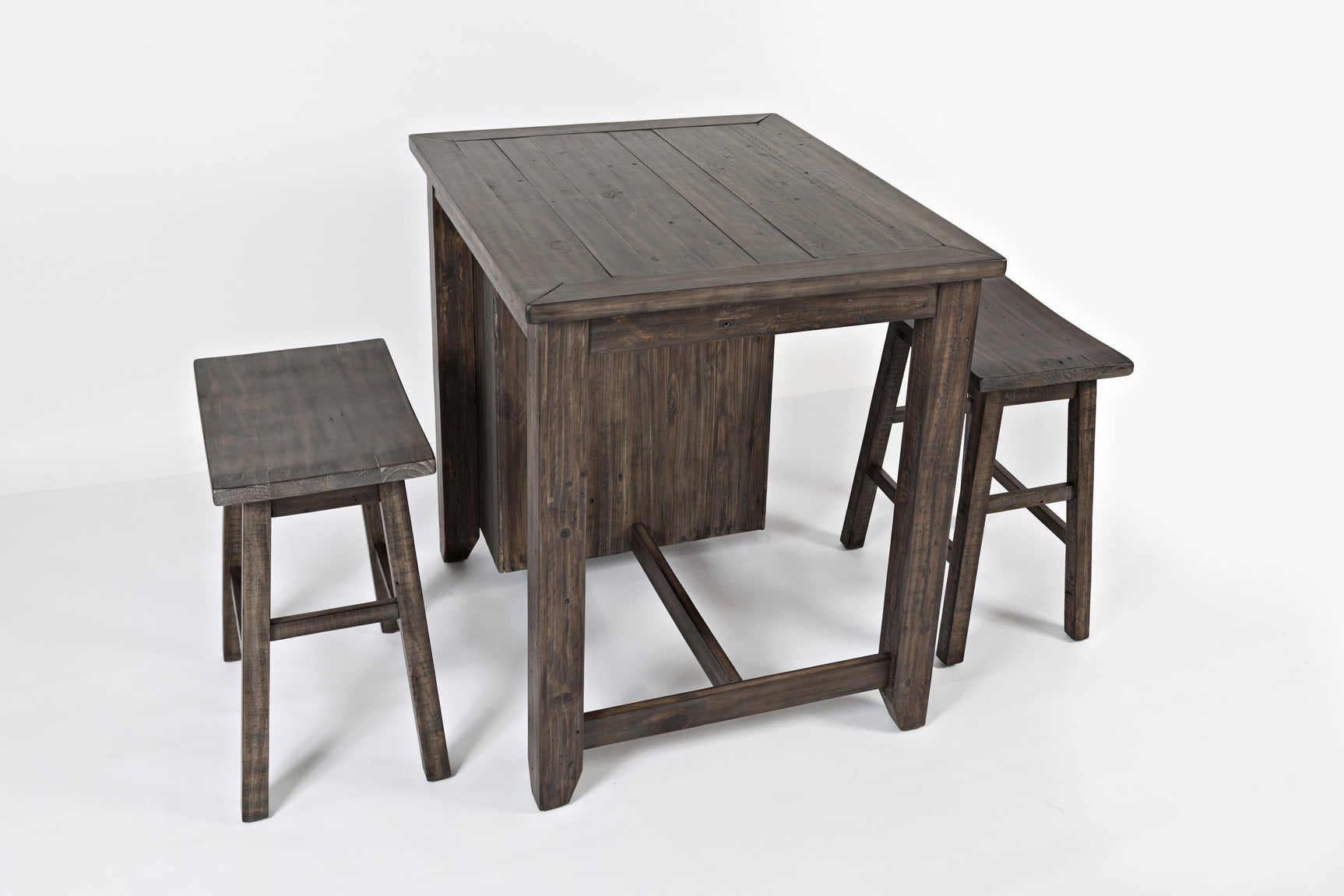 Madison County Barnwood 3pc Counter Set - Ornate Home