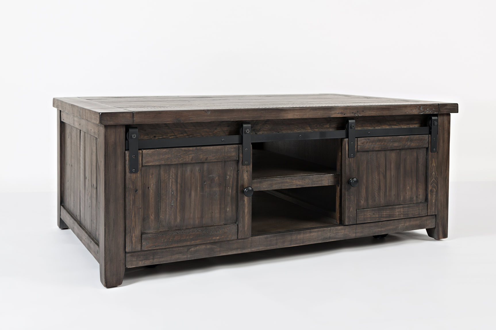 Madison County Barnwood Barn Door Cocktail Table - Ornate Home