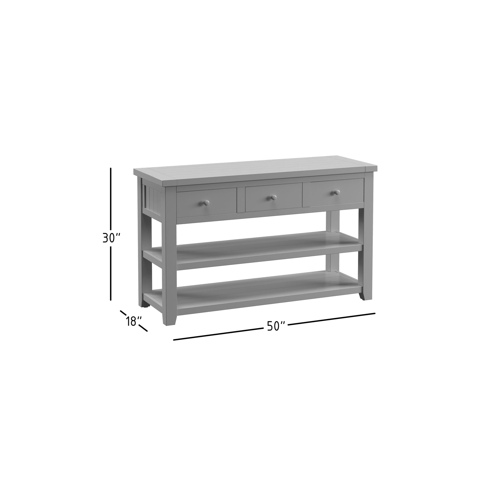 Madison County Barnwood Console Table - Ornate Home