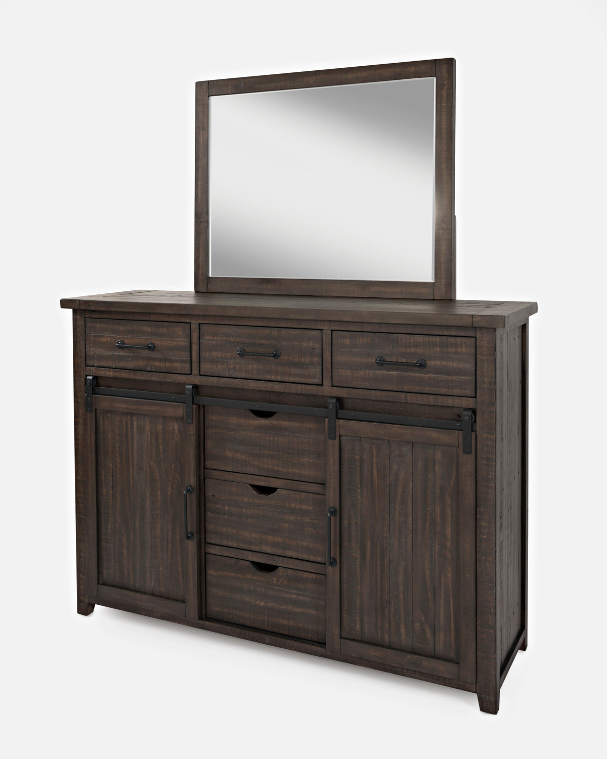 Madison County Barnwood Dresser & Mirror - Ornate Home