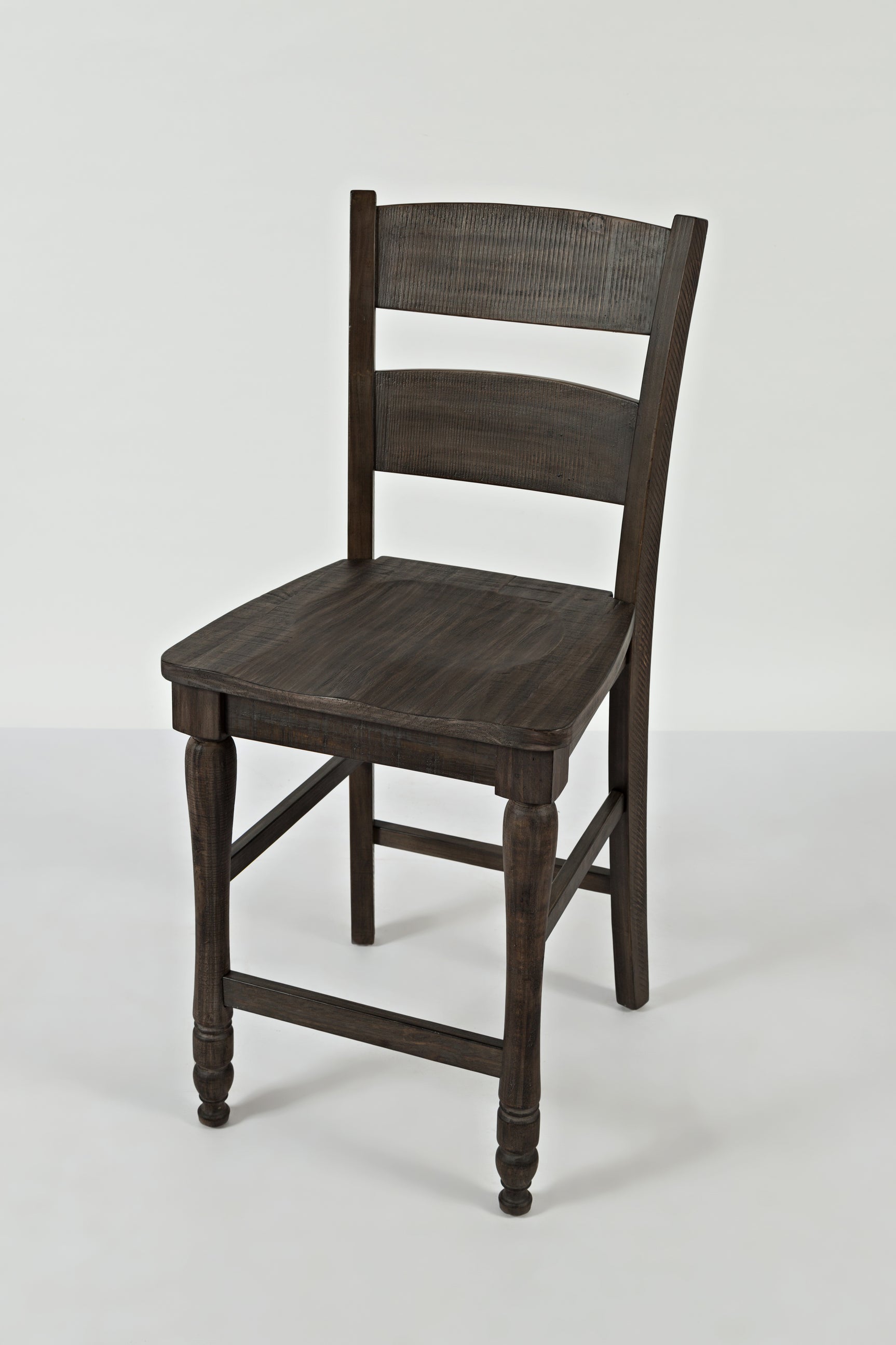 Madison County Barnwood Ladderback Stool (Set of 2) - Ornate Home