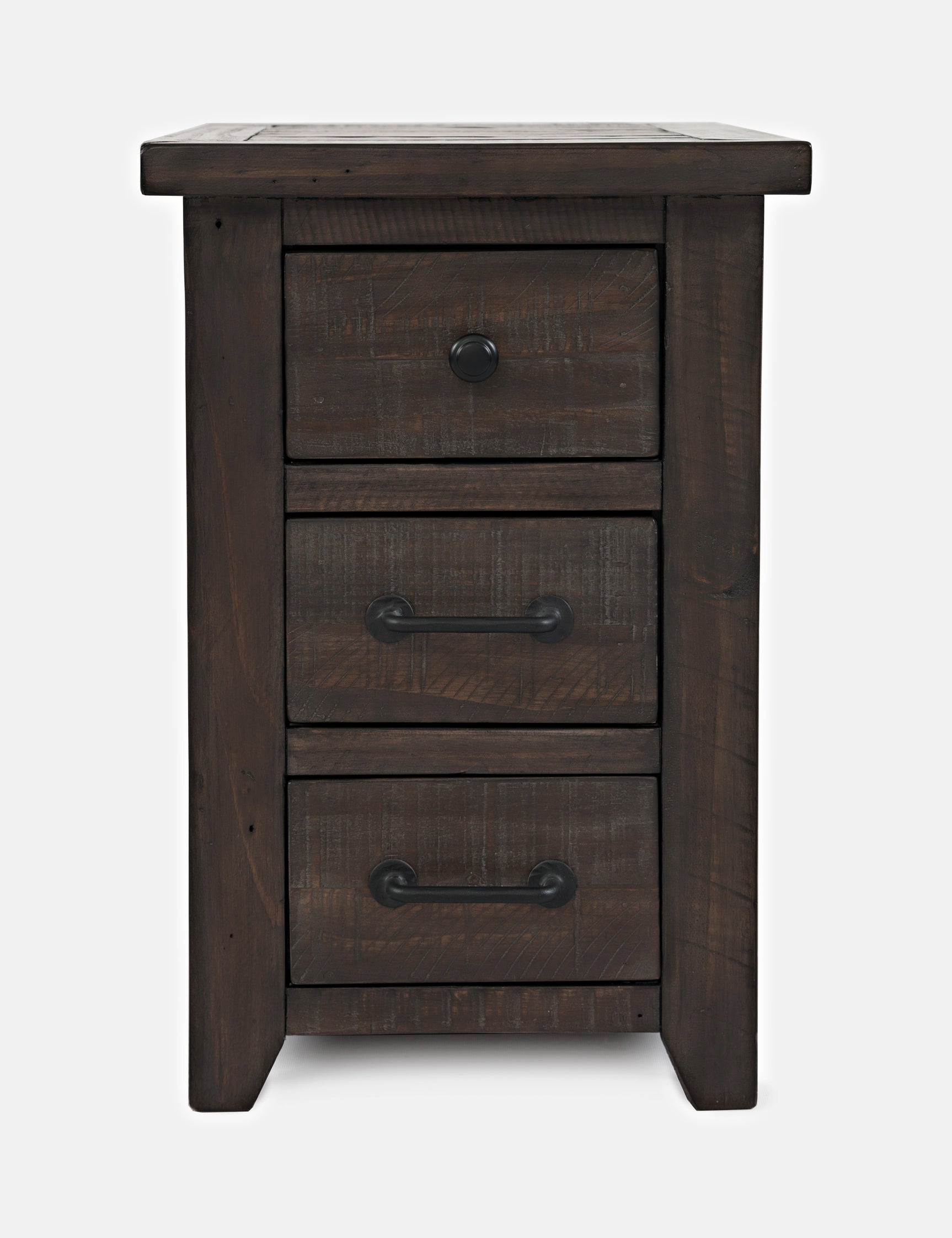 Madison County Harris Barnwood Power Chairside Table - Ornate Home