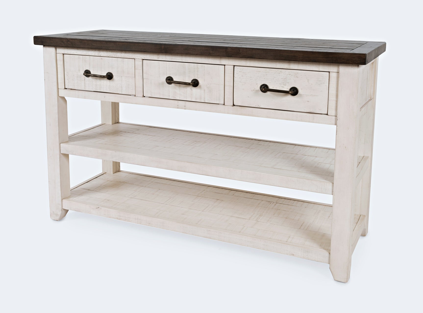 Madison County Harris Vintage White Console Table - Ornate Home