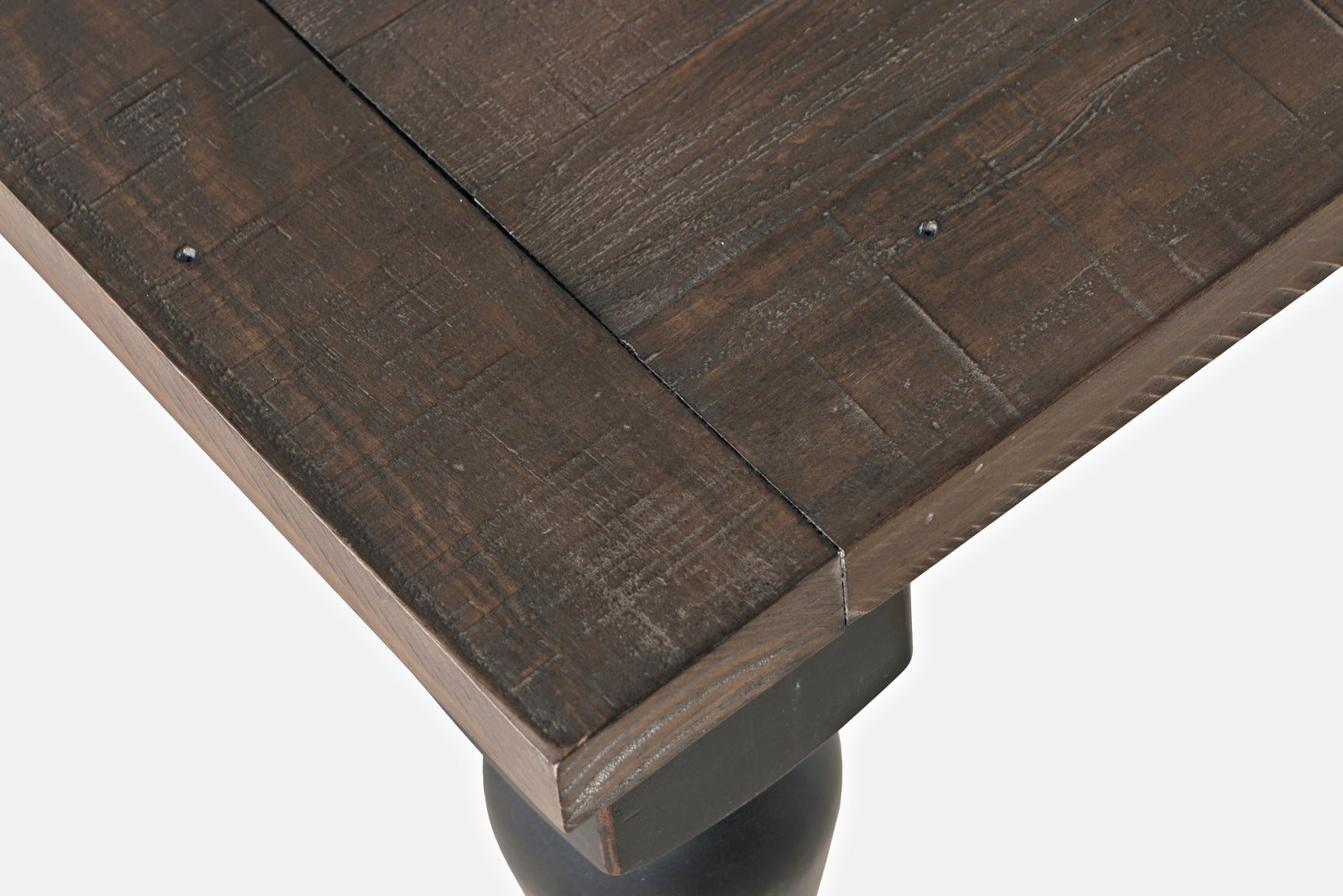 Madison County Vintage Black Ext Dining Table - Ornate Home