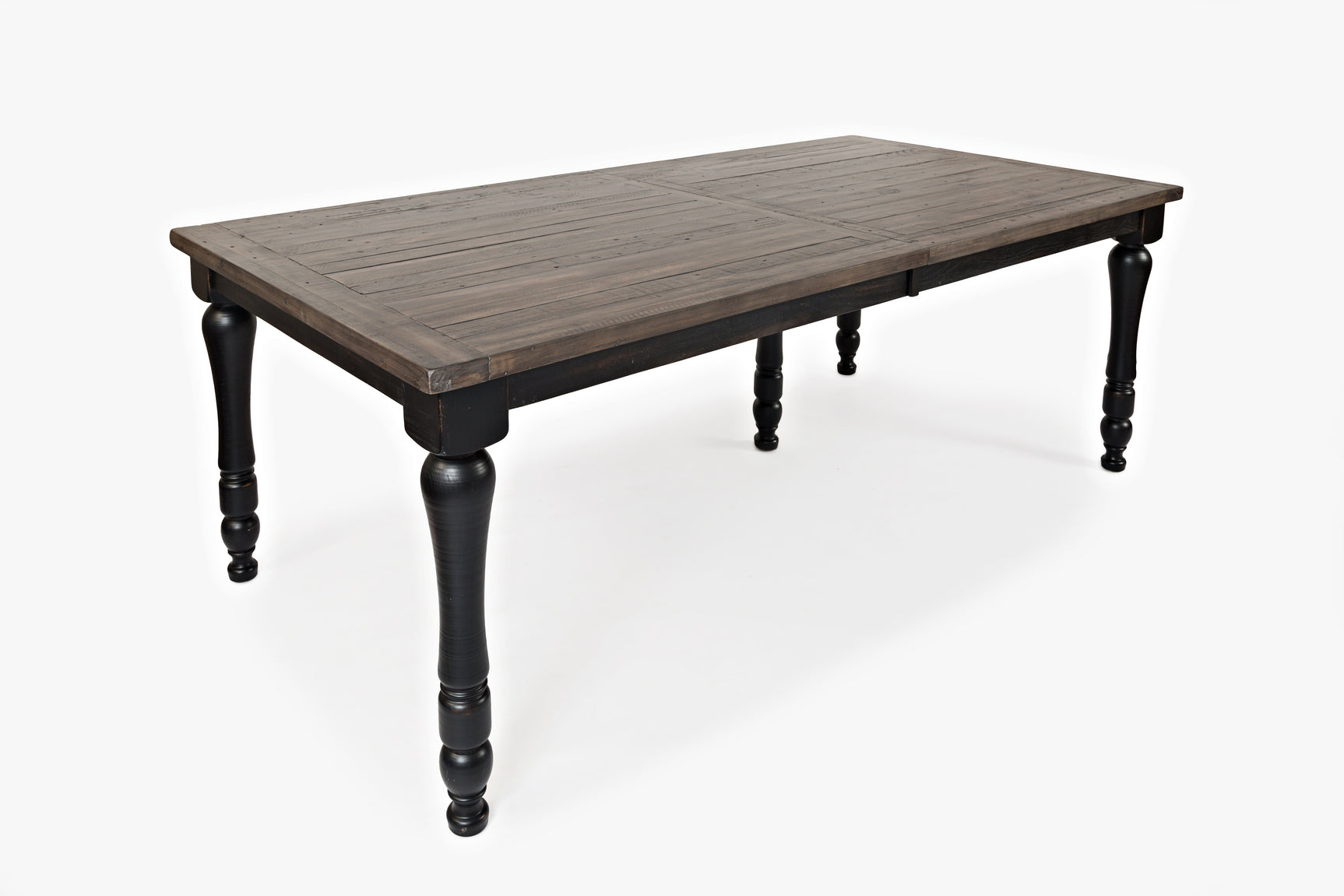Madison County Vintage Black Rect. Ext Table - Ornate Home