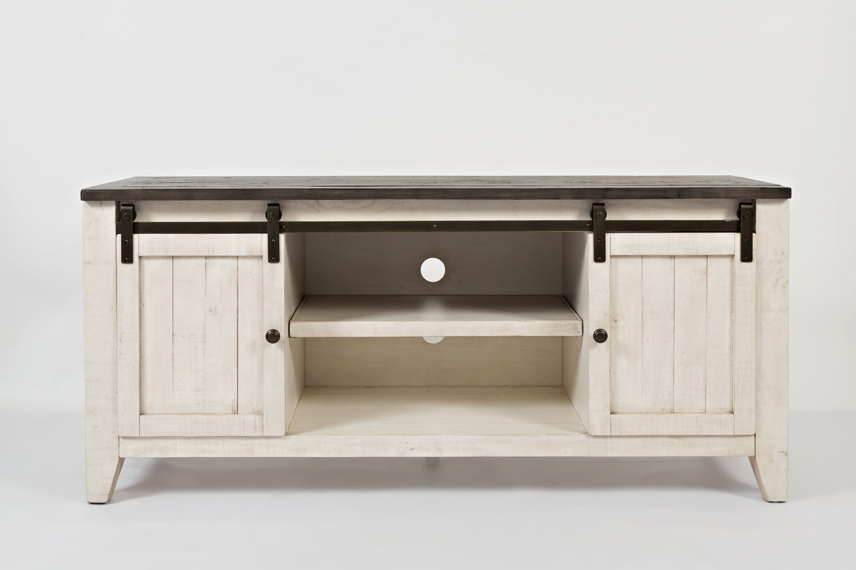 Madison County Vintage White 60 Console - Ornate Home