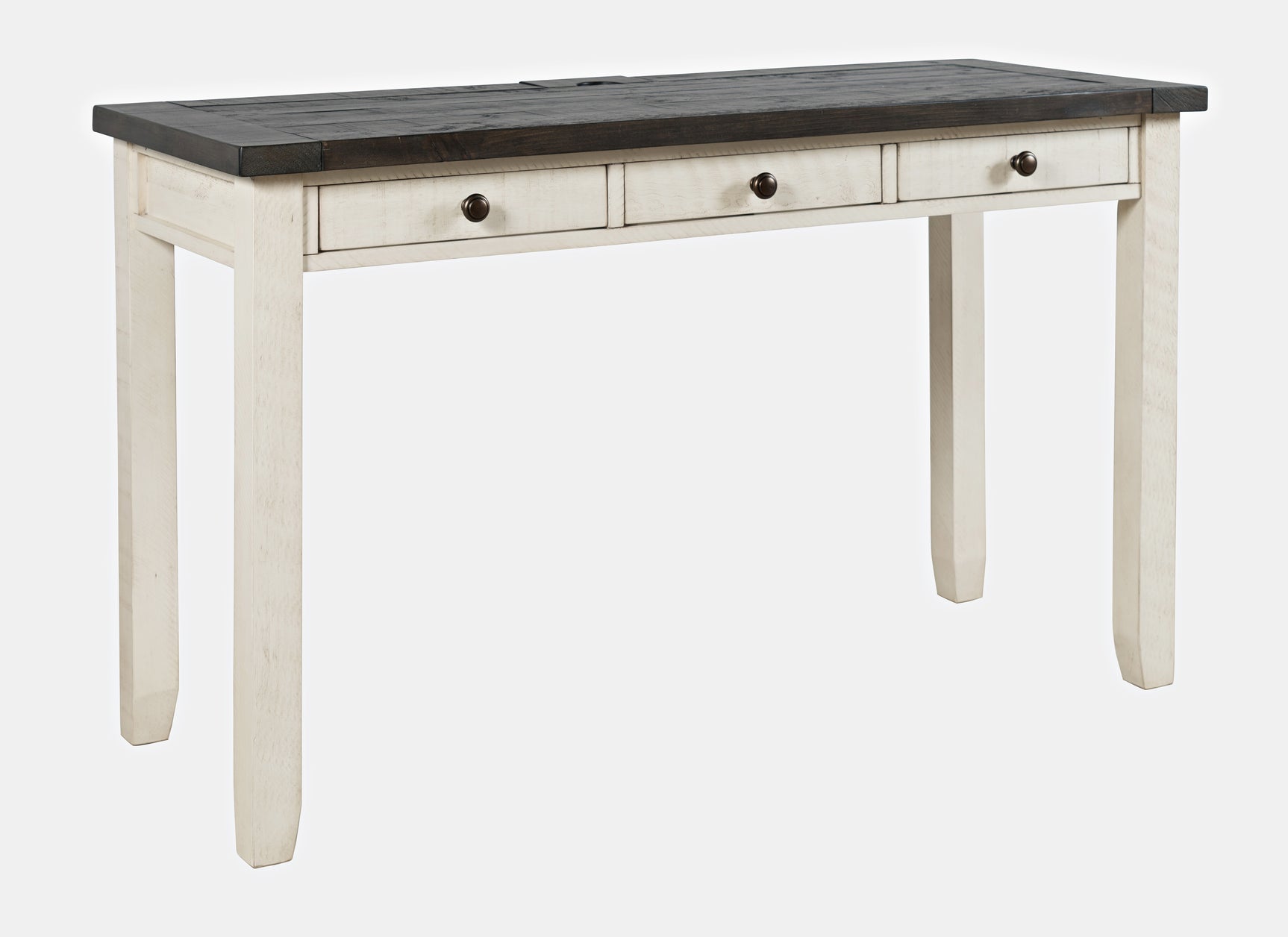 Madison County Vintage White Power Desk - Ornate Home