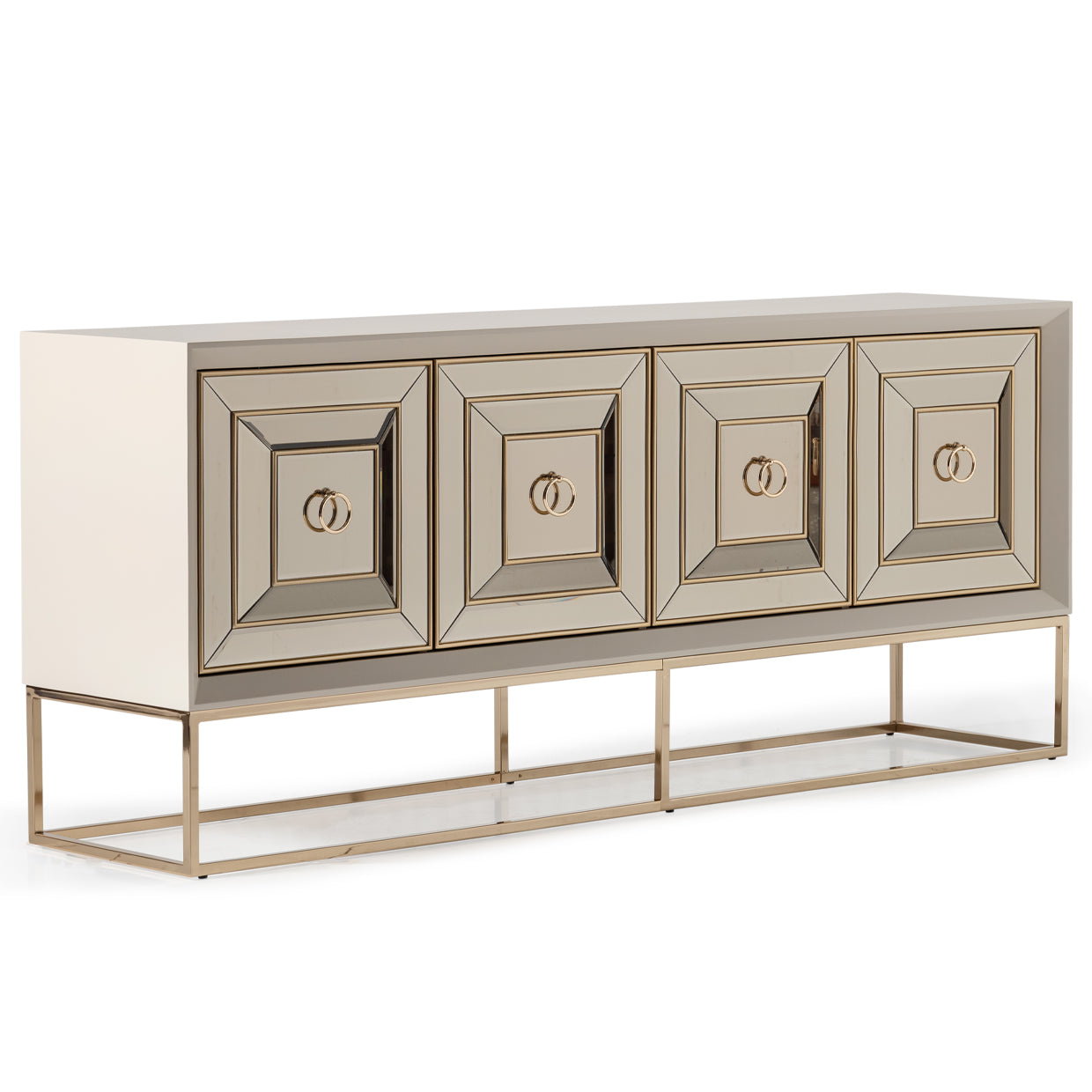Madison Glistening Gold Console - Ornate Home