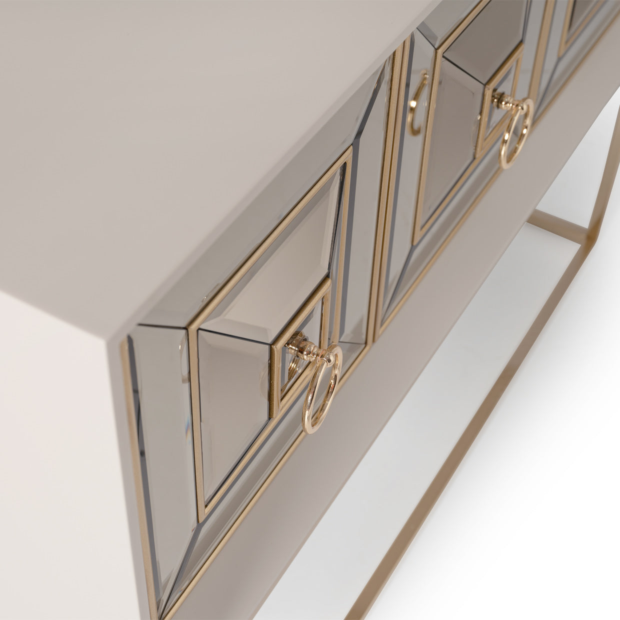 Madison Glistening Gold Small Console - Ornate Home