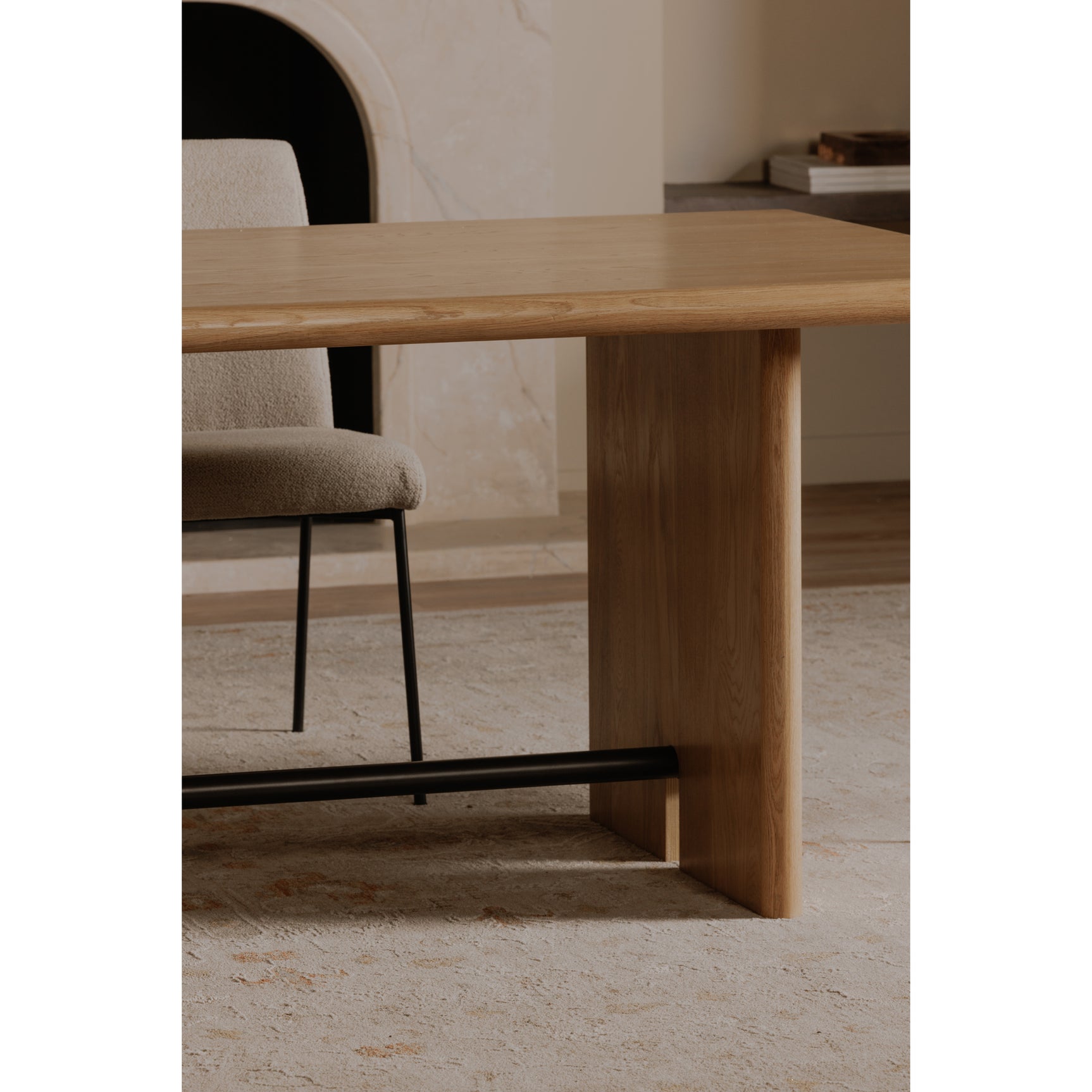 Madison Natural Dining Table - Ornate Home