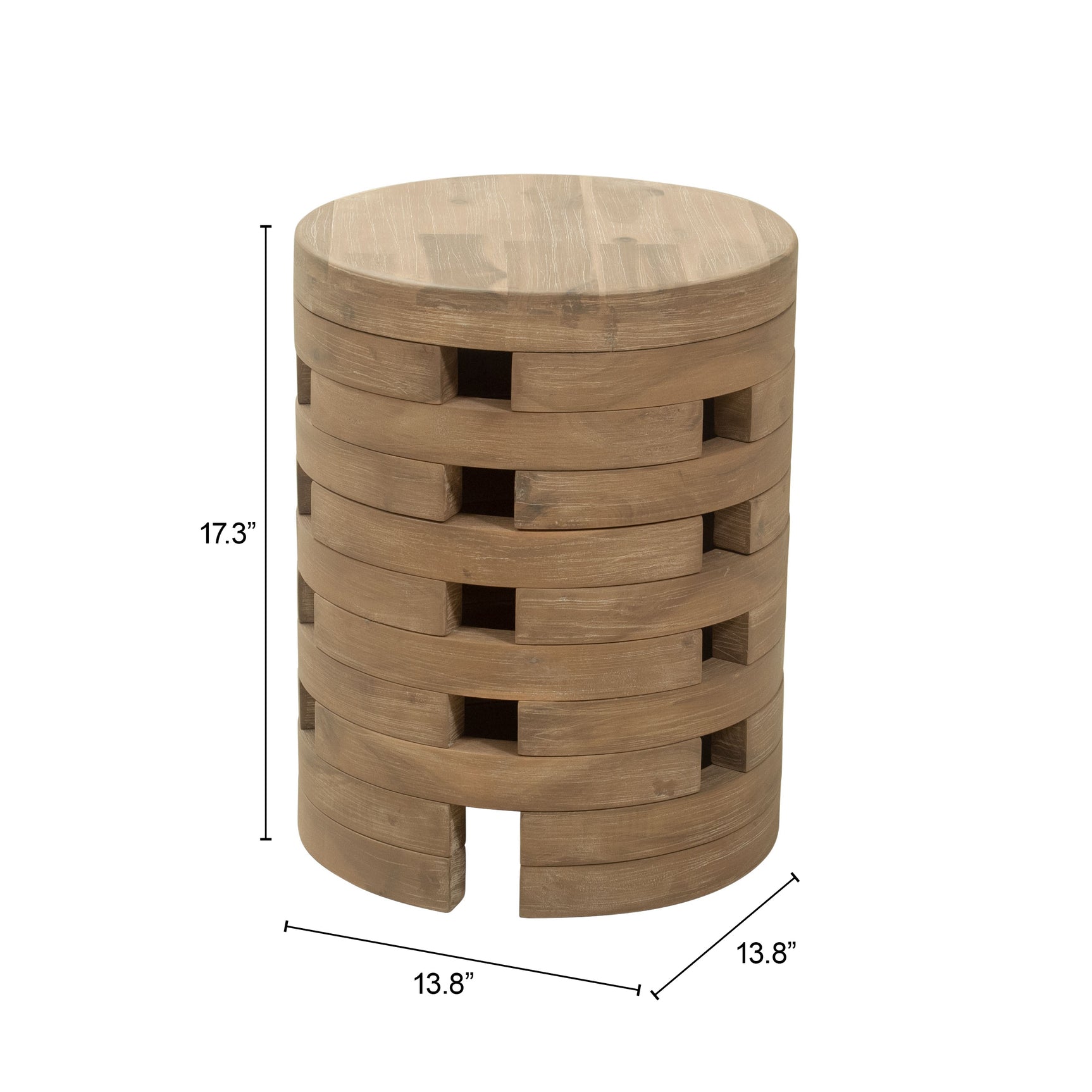 Mado Natural Side Table - Ornate Home