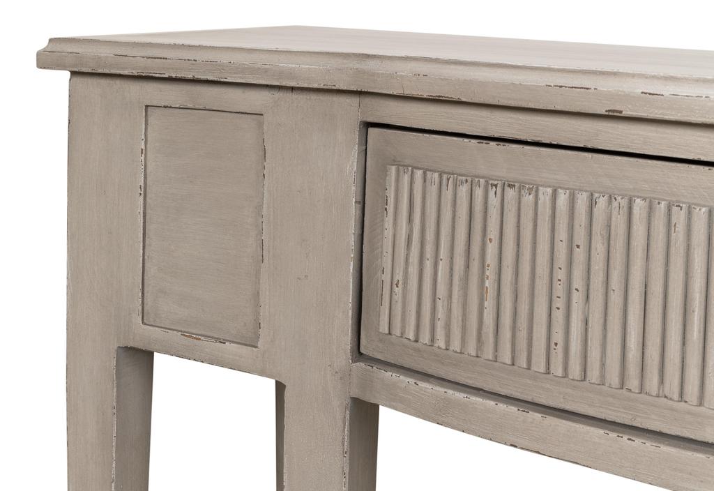 Madora Bungalow Grey Console Table - Ornate Home