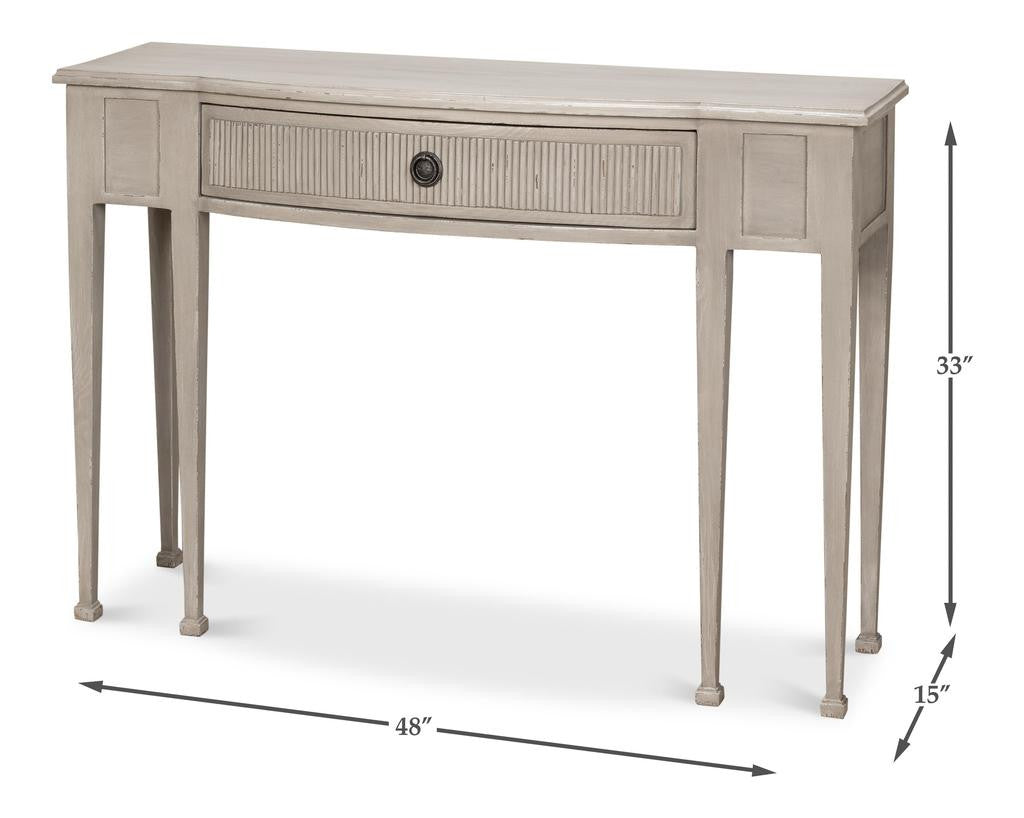 Madora Bungalow Grey Console Table - Ornate Home