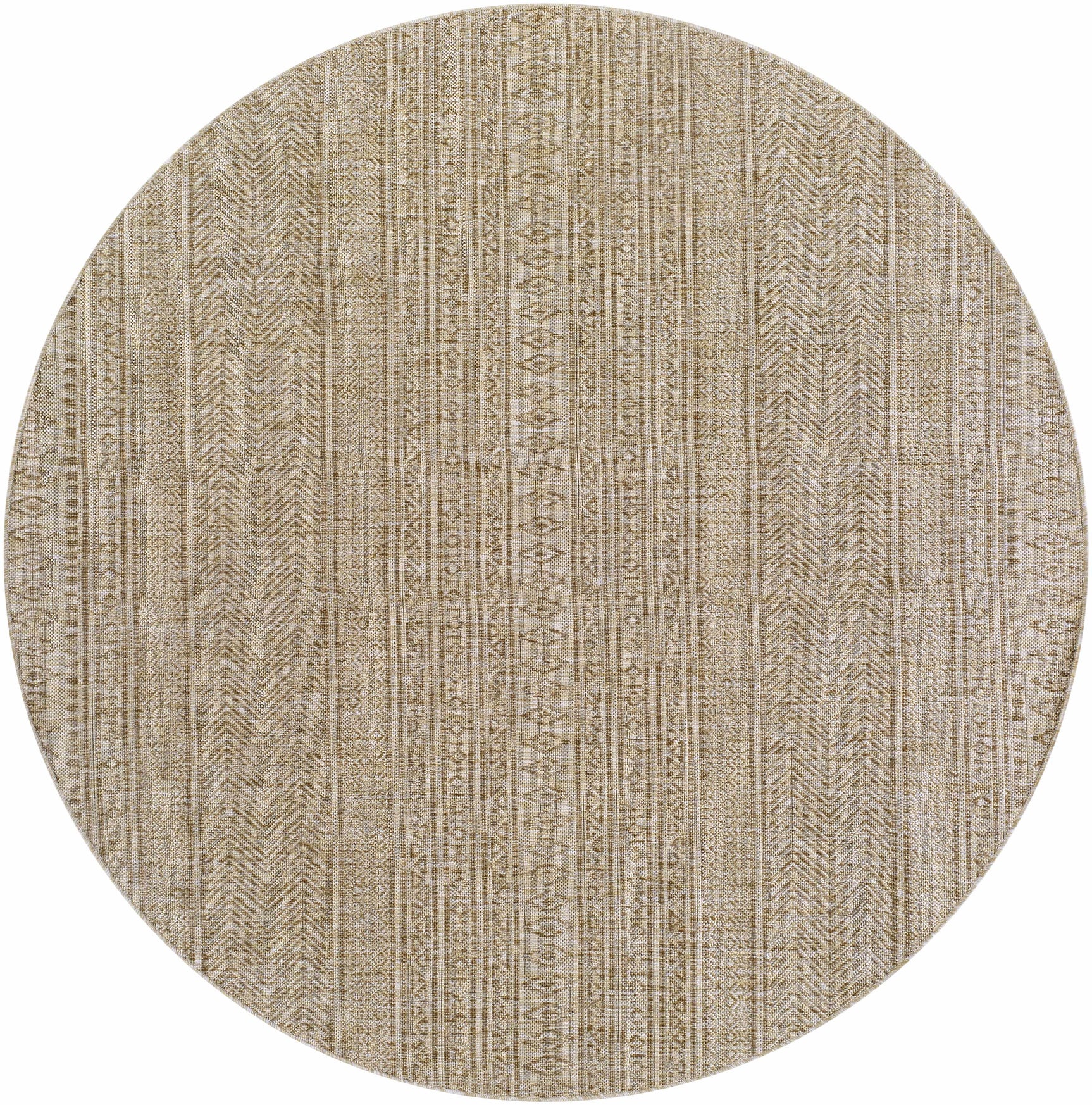 Madras Cream All Over Performance Outdoor Rug - Ornate Home