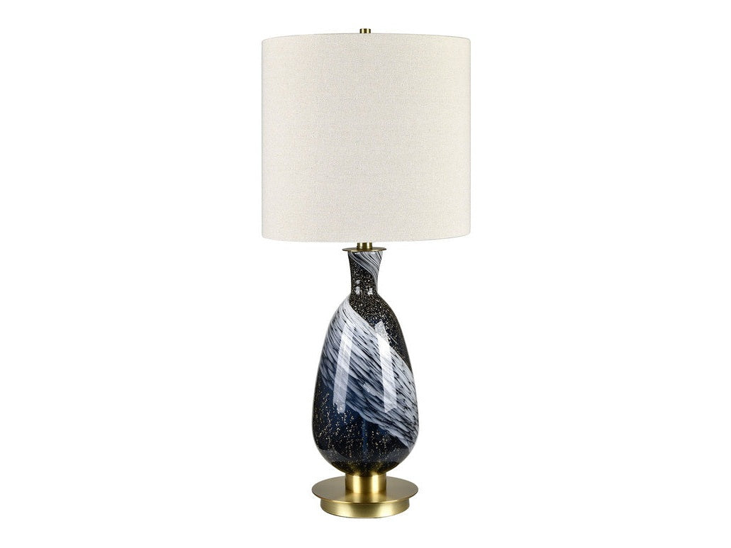 Madrid Blue/Gold Table Lamp - Ornate Home