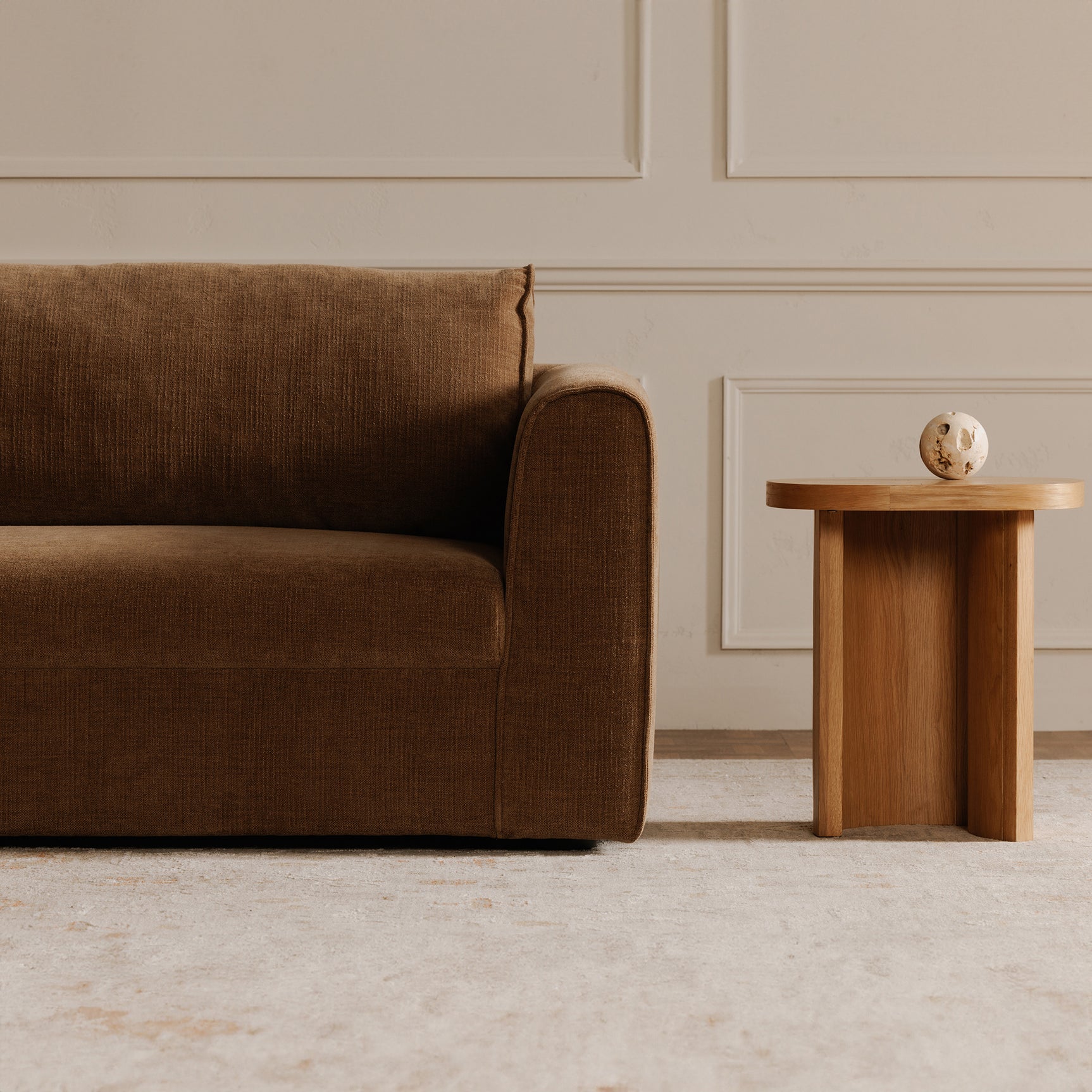 Madrid Taupe Left Sectional - Ornate Home