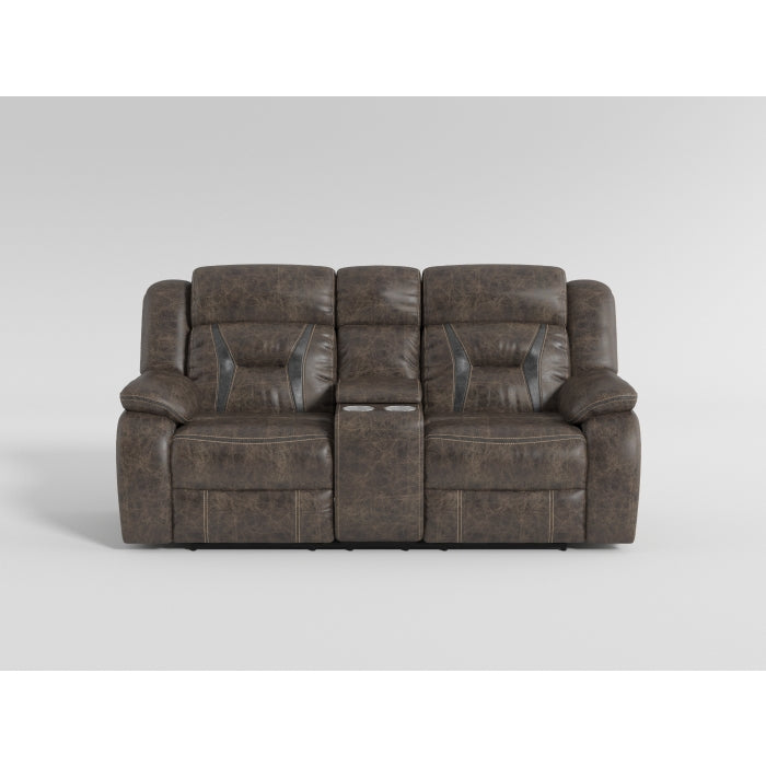 Madrona Brown Reclining Loveseat - Ornate Home