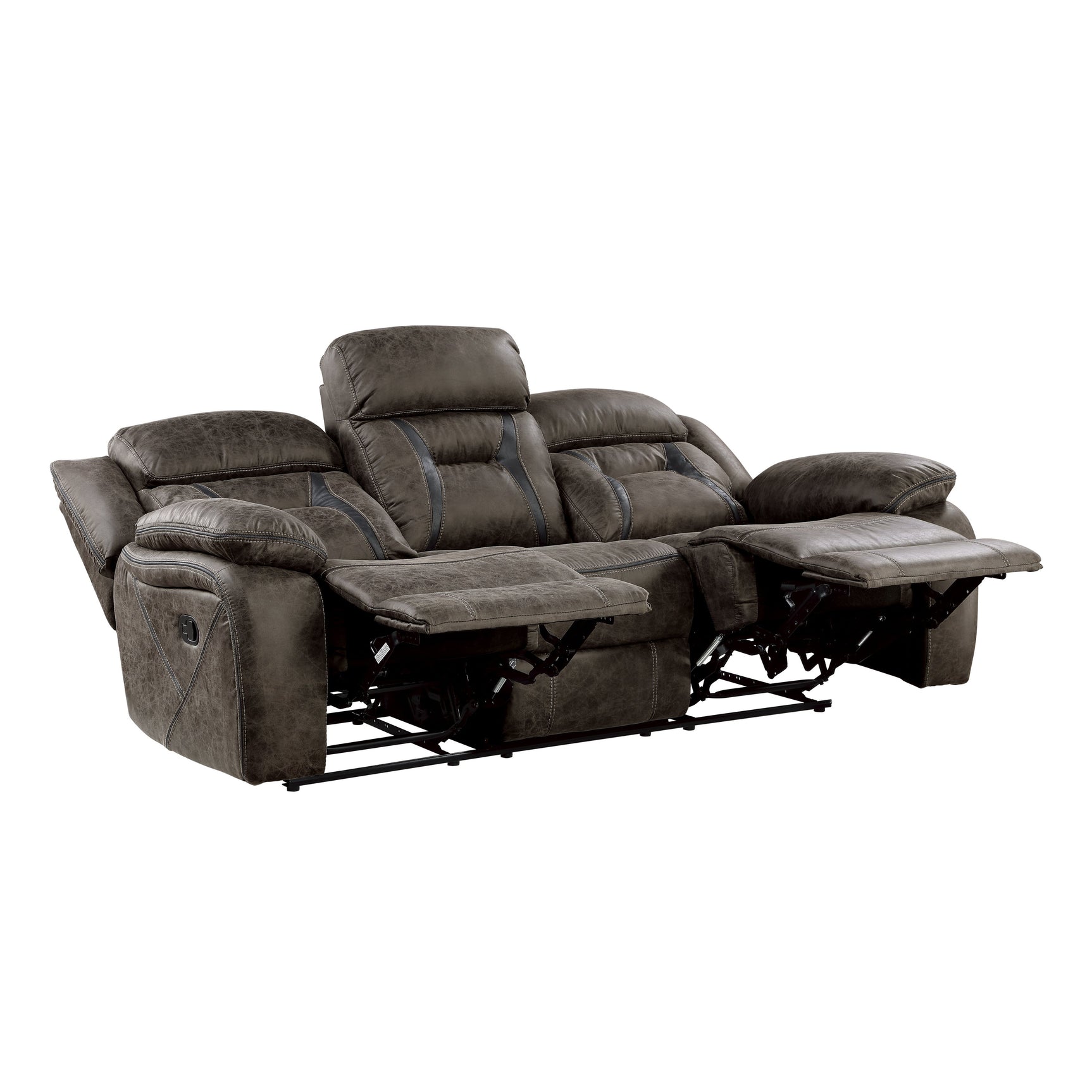 Madrona Brown Reclining Sofa - Ornate Home