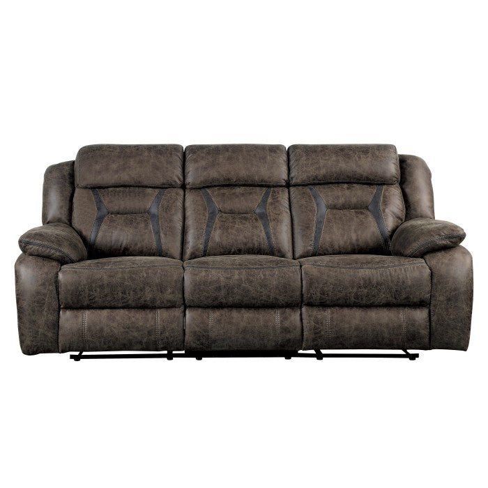 Madrona Brown Reclining Sofa - Ornate Home