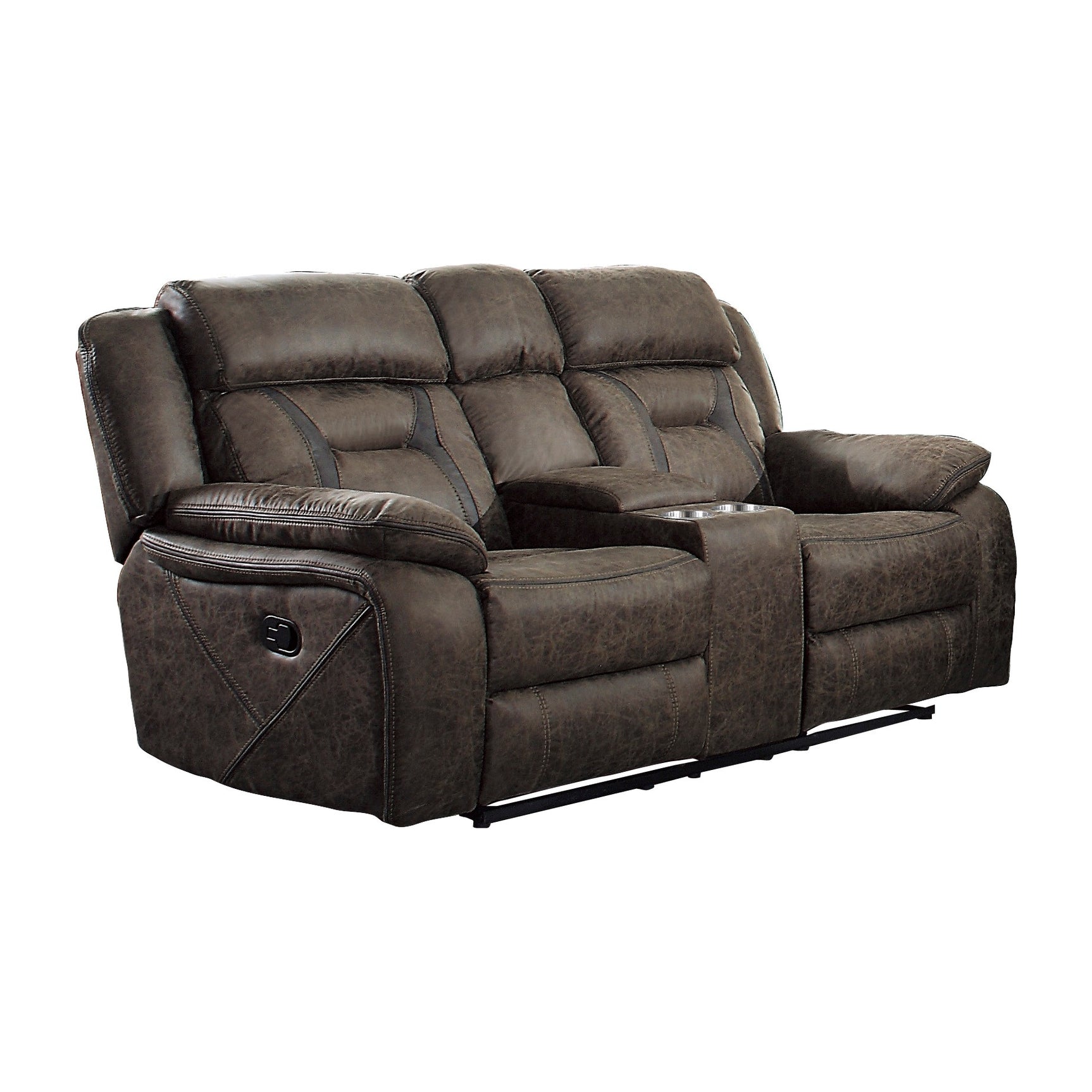 Madrona Dark Brown Sofa & Loveseat - Ornate Home