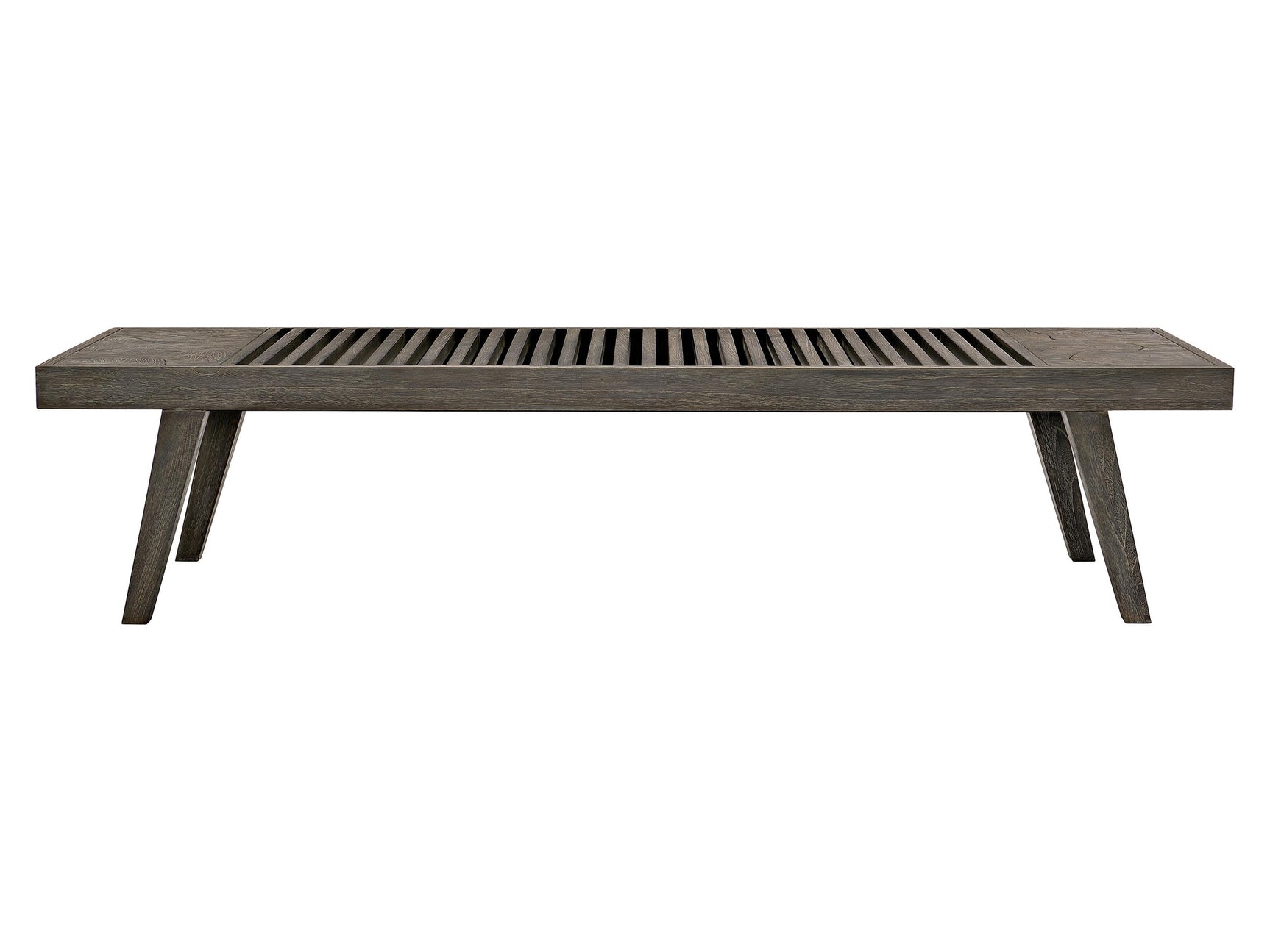 Madura Smoked Truffle Outdoor Bench - Ornate Home