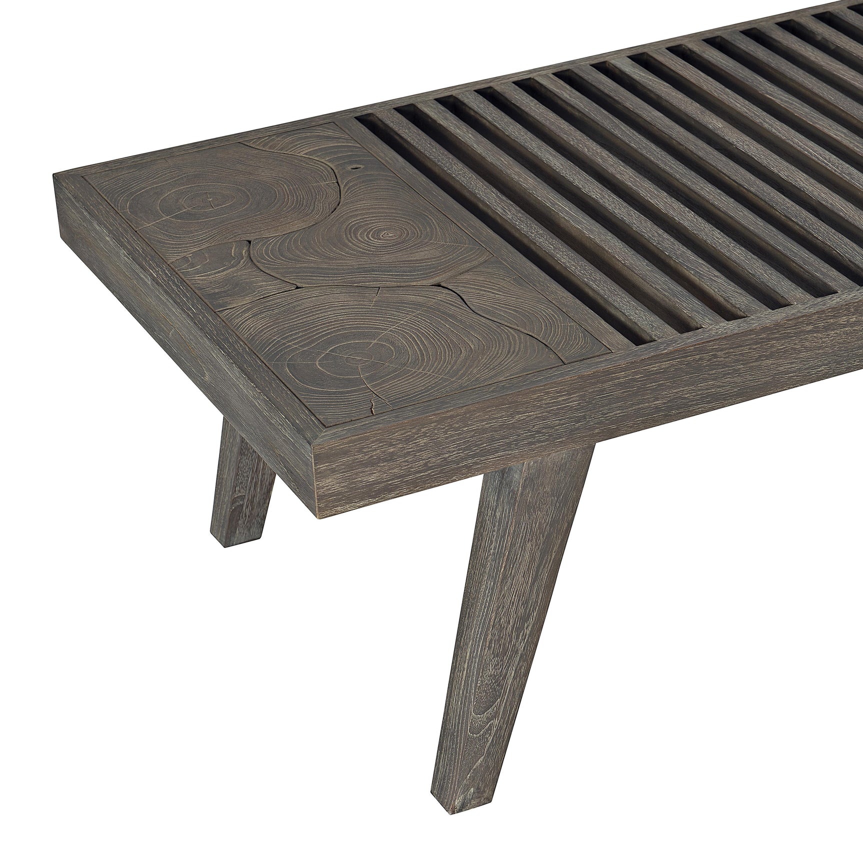Madura Smoked Truffle Outdoor Bench - Ornate Home