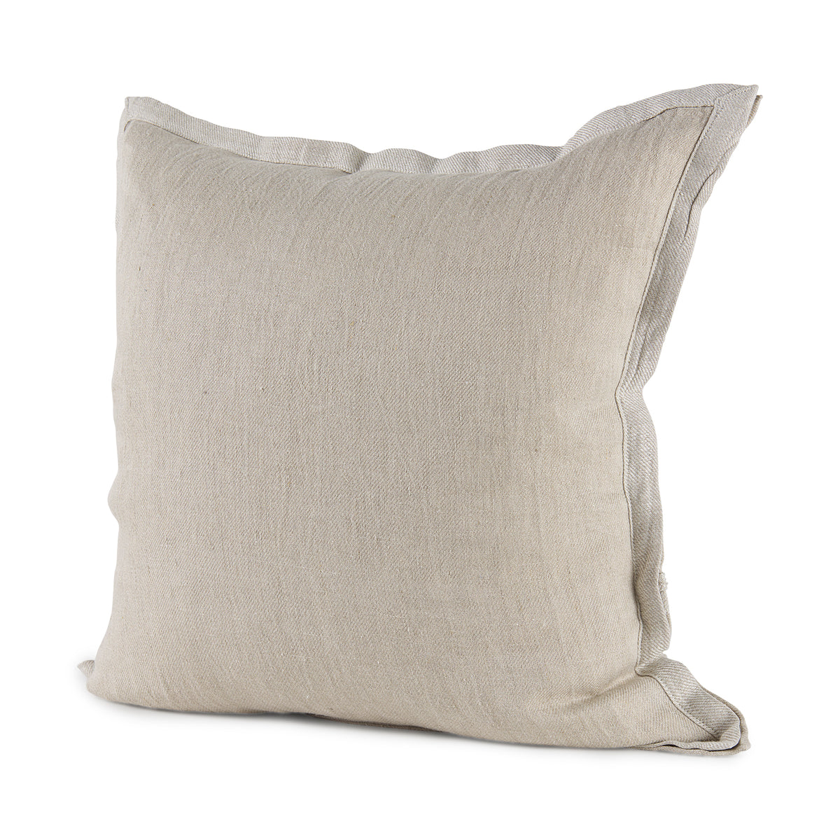 Mae Beige 20x20 Fabric Pillow Cover - Ornate Home