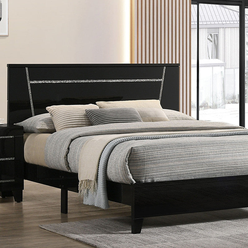 Magdeburg Black Cal.King Bed - Ornate Home