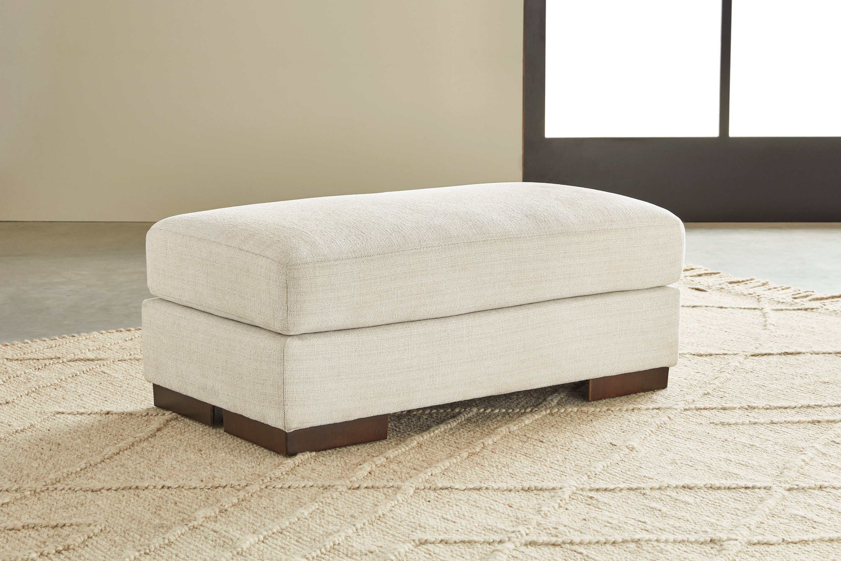 Maggie Birch Ottoman (Online Special Price) - Ornate Home