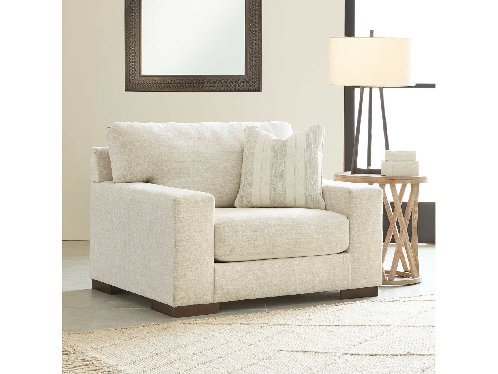 Maggie Birch Oversized Chair (Online Special Price) - Ornate Home