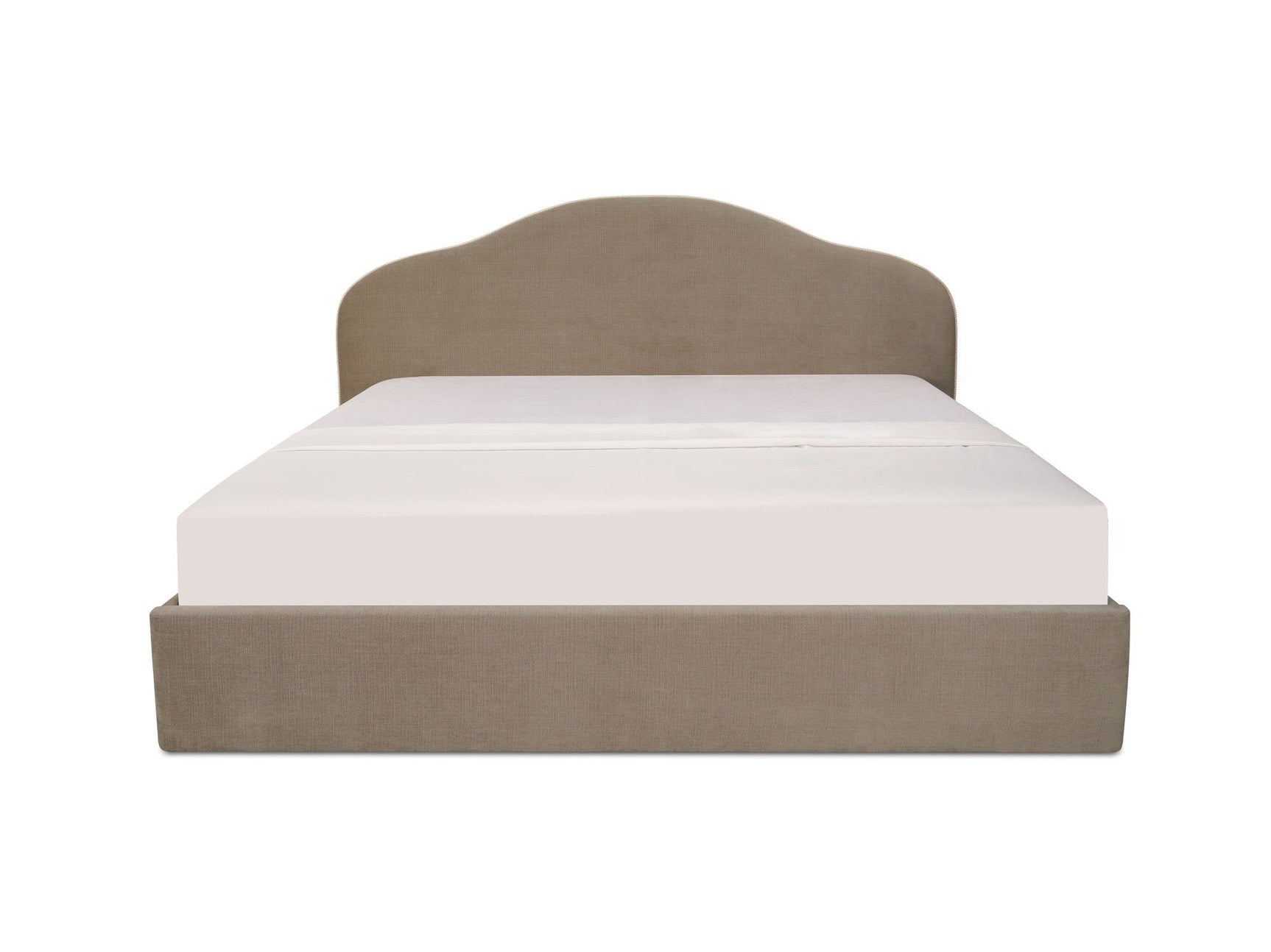 Maggie Taupe Queen Storage Bed - Ornate Home