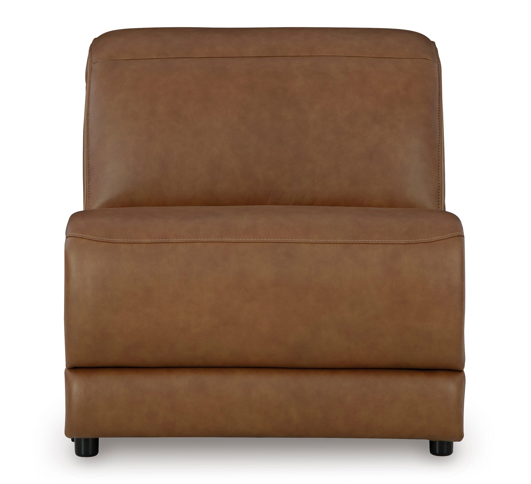Rally-Up Caramel 5-Piece Dual Power Leather Reclining Modular Sectional - Ornate Home
