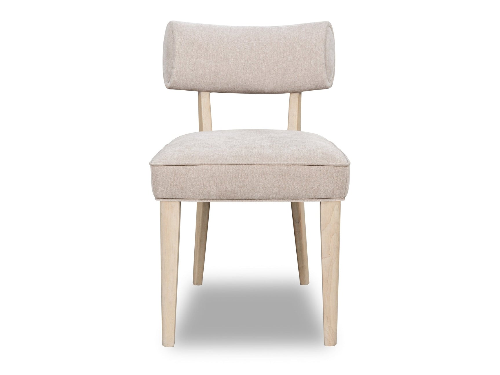 Magnolia Wood Frame Upholstered Dining Chair in Brown Sugar Chenille (Set of 2) - Ornate Home