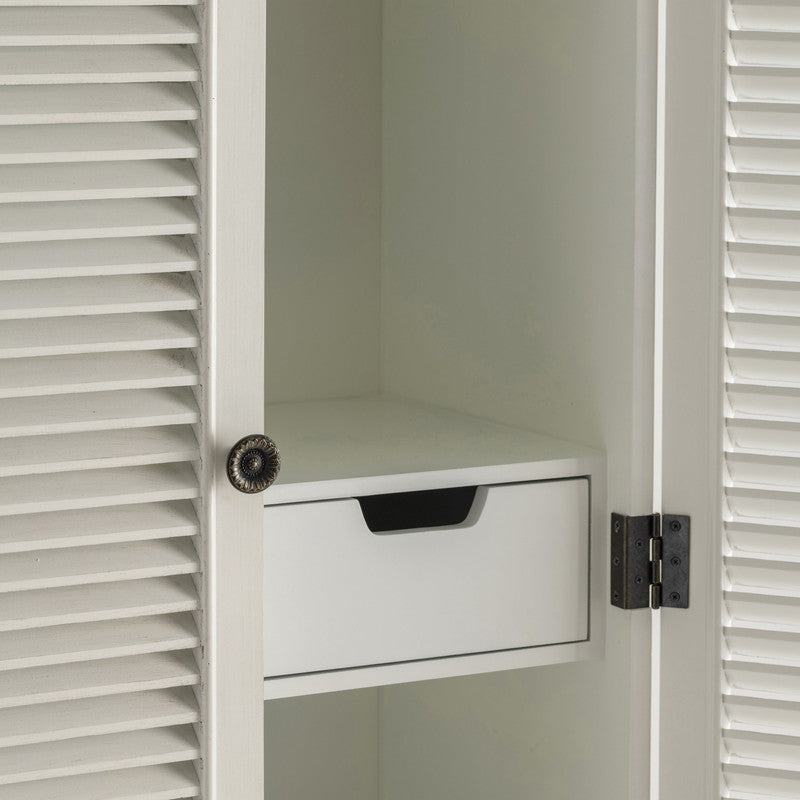 Magnoliatall White Cabinet - Ornate Home