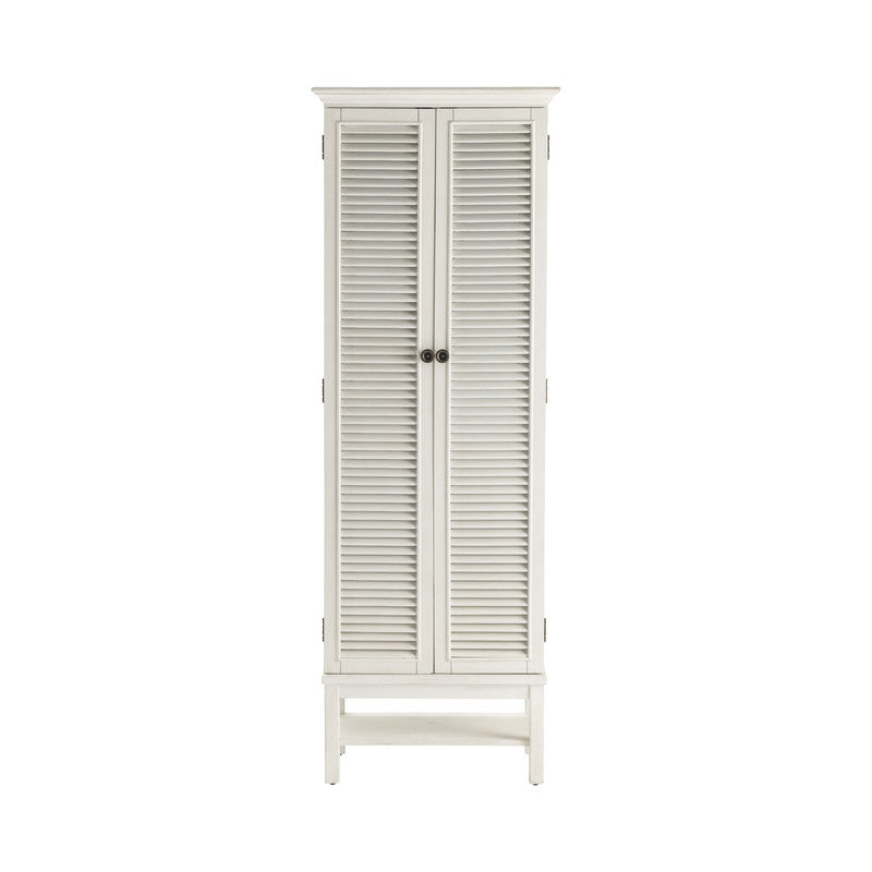 Magnoliatall White Cabinet - Ornate Home