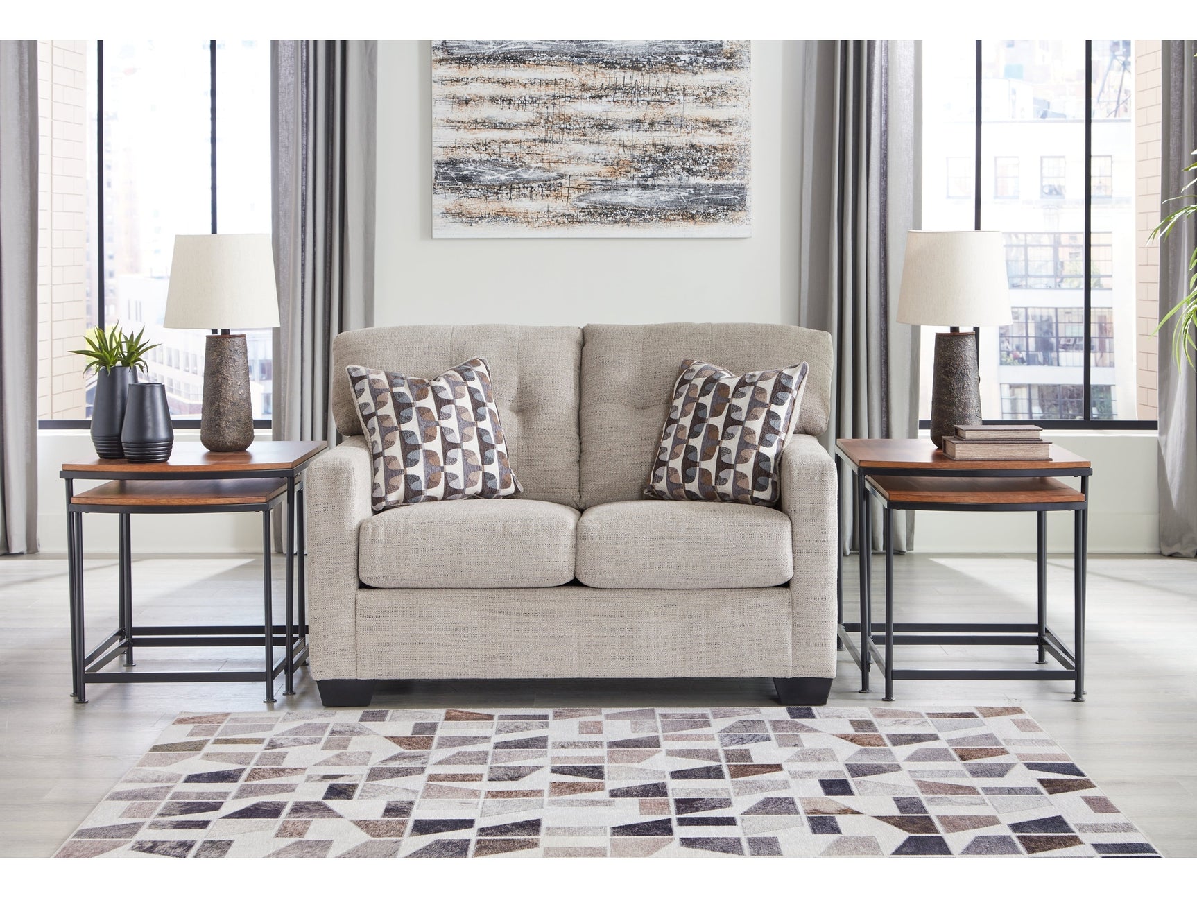 Mahoney Pebble Loveseat (Online Special Price) - Ornate Home
