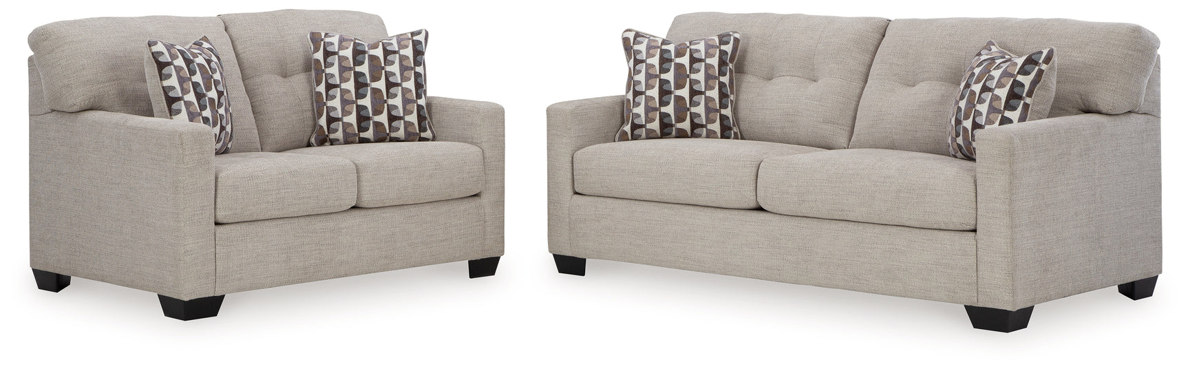 Mahoney Pebble Sofa and Loveseat - Ornate Home
