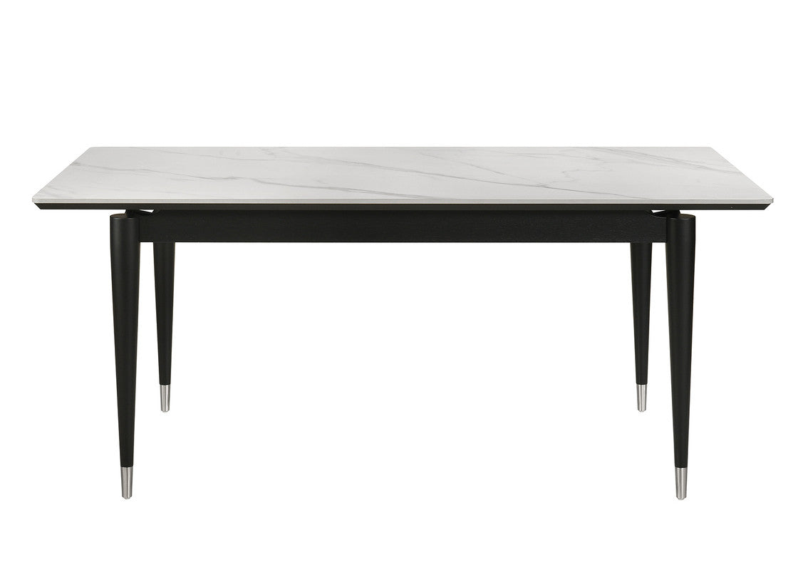 Maidstone Black/White Dining Table - Ornate Home