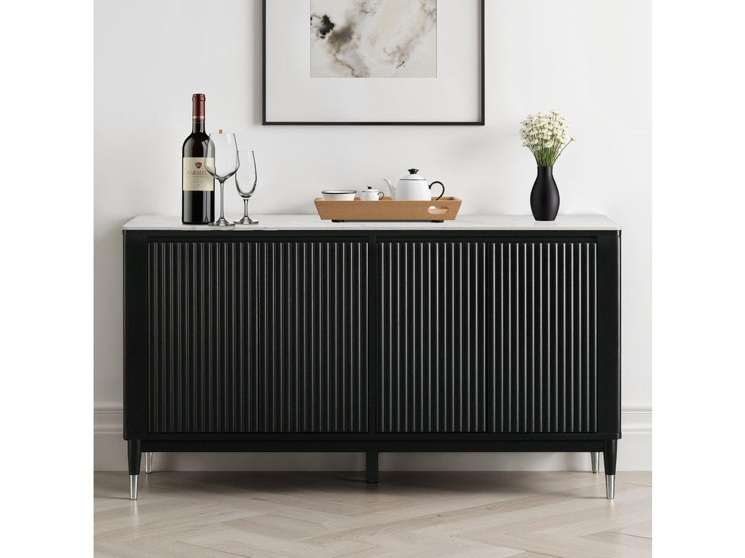 Maidstone Black/White Server - Ornate Home