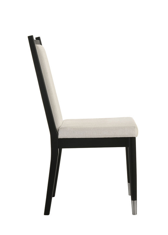 Maidstone Black/White Side Chair (Set of 2) - Ornate Home