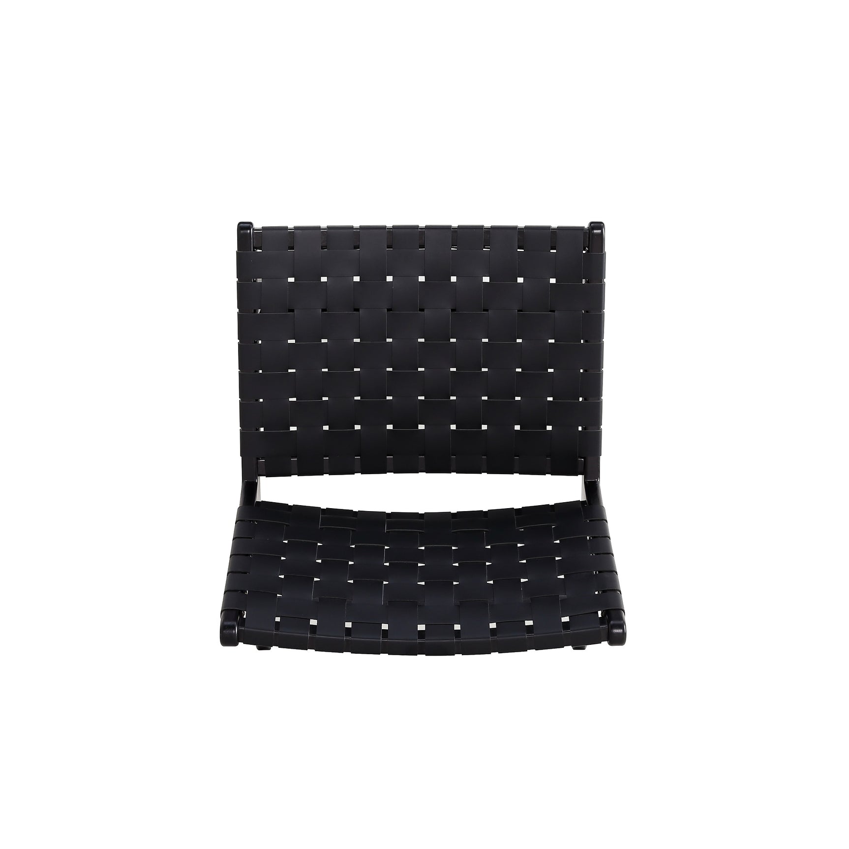 Maintenon Leatherette Accent Chair in Black - Ornate Home